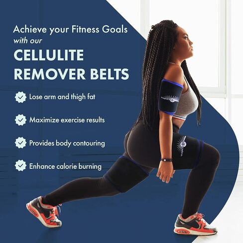 أحزمة الساونا لشد العرق من WeightLoss-Solutions لتقليل السيلوليت ودهون الفخذين ودهون الذراع المتعرجة. زيادة الحرارة والعرق والدورة الدموية لحرق الدهون وتنعيمها وشدها وتوحيد لونها in Saudi Arabia