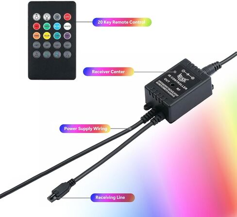 yvshy Pack of 4 Led Strip Lights for Cars, LED Car Atmosphere Lights, Car Interior Lights, 48SMD Car Lights Multicolored Music LED Strip Lights, for Most Cars (Multicolored) in Saudi Arabia