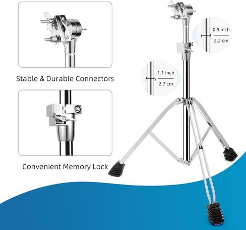 TENTOTEN Electronic Mounting Stand with Plate, Heavy Duty Double Braced Mounting Stand for Electronic Modules & Controller Multi Pads and Drum Pads in Saudi Arabia