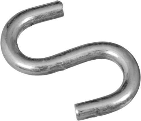 National Hardware N121-616 V2076 Open S Hooks in Zinc plated, 4 pack in Saudi Arabia