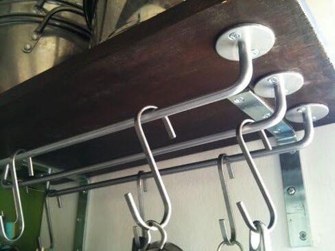 Butcher Hanging Hook (S-Hook) 4.25in (11cm) 5-Pack Stainless in Saudi Arabia