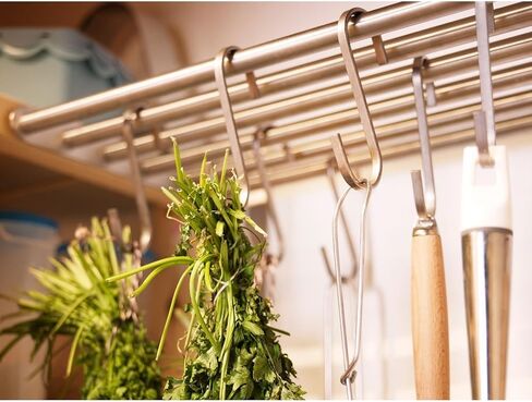 Butcher Hanging Hook (S-Hook) 4.25in (11cm) 5-Pack Stainless in Saudi Arabia