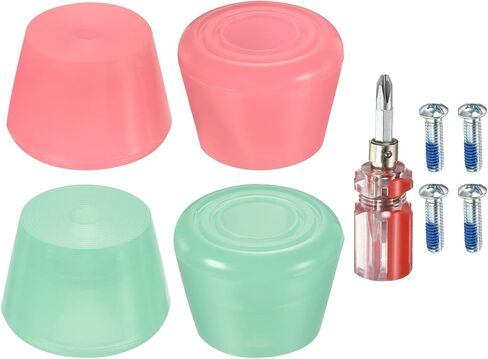PATIKIL Roller Skate Toe Stops with Screwdriver, Rubber Brake Stoppers Block, for Roller Skate Accessories Replacement in Saudi Arabia