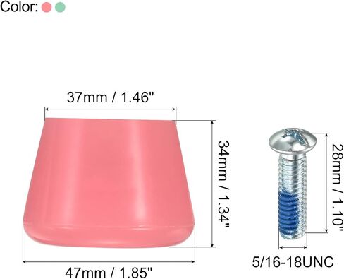 PATIKIL Roller Skate Toe Stops with Screwdriver, Rubber Brake Stoppers Block, for Roller Skate Accessories Replacement in Saudi Arabia