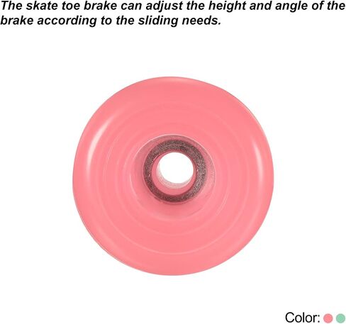 PATIKIL Roller Skate Toe Stops with Screwdriver, Rubber Brake Stoppers Block, for Roller Skate Accessories Replacement in Saudi Arabia
