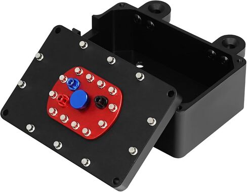 AcrossTerra 1/10 RC Crawler Receiver Box 60 * 40 * 26mm CNC Aluminum Scale Fuel Cell Receiver Box for 1/10 RC Crawler Rigs TRX4 SCX10 PRO Capra RR10 VS4-10 Phoenix TF2 CC01(Black) in Saudi Arabia