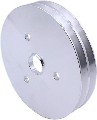 GSKMOTOR Swp Double Groove Crank Pulley for 1955-68 / Bolt Circle is 1.75" DIA: 6.60" Short Water Pump in Saudi Arabia