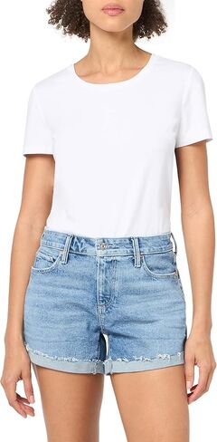 PAIGE Women's Dylan Short Seam Bl Raw Cuff in Saudi Arabia