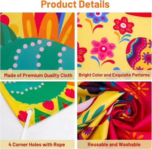 Fiesta Couple Photo Banner Cinco De Mayo Photo Booth Backdrop for Mexican Party Festival Decoration Supplies 36 x 72 Inches in Saudi Arabia
