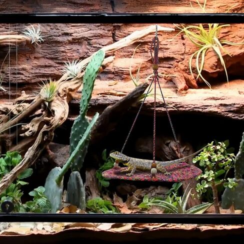 Reptile Hammock Lizard Bearded Dragon Bearded Dragon Bed Crab Climbing Toys Tank Accessories for Habitats Geckos in Kuwait