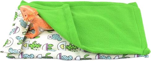 YUYUSO كيس نوم للزواحف مع وسادة وبطانية للتنين الملتحي النمر أبو بريص سحلية in Kuwait