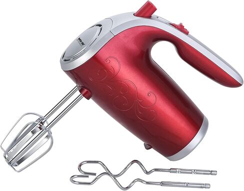 Better Chef Electric Hand Mixer | 5-Speed | Stainless Beaters & Hooks | Attachment Holder | 150-watt (White) in Saudi Arabia