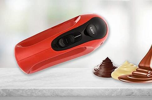 خلاط يدوي كورانت 5 سرعات، وظيفة تربو، مع مجموعة من المضارب وخطافات العجين، مثالي للخبز والطبخ، بني in Kuwait