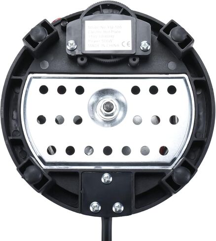 skyehomo 110 فولت لوحات ساخنة صغيرة محمولة 500 واط موقد كهربائي صغير سخان منزلي، 5.5 بوصة مستديرة محمولة كونترتوب الموقد، متعددة الوظائف المنزل المطبخ الموقد الساخن للطهي in Kuwait