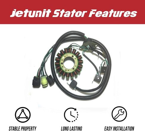Jetunit الجزء الثابت لياماها جت سكي Waverunner أجزاء GP1300R مولد 60T-81410-00-00 60T-81410-01-00 2003 2004 2005 2006 2007 2008 in Saudi Arabia