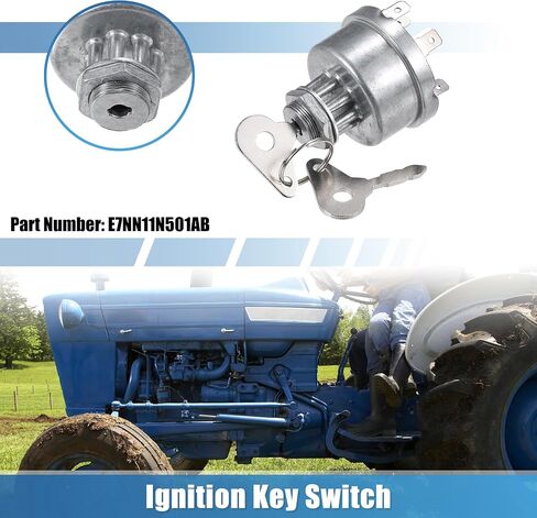 uxcell Tractor Ignition Lock Cylinder Key Switch W/ 2 Keys 35A & 7 Terminals for Ford 2000 3000 4000 5000 6000 7000 4830 to 4/91 for Ford TW5 TW10 TW15 Ignition Switch with Cold Start in Saudi Arabia