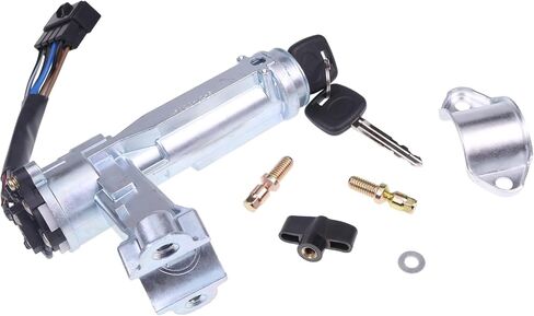 AIVWUMOT Ignition Lock Cylinder Switch Assembly 45020-12-6 Compatible with Toyota Corolla 1988 1989 1990 1991 1992 in Saudi Arabia