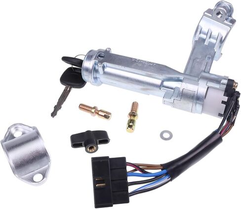 AIVWUMOT Ignition Lock Cylinder Switch Assembly 45020-12-6 Compatible with Toyota Corolla 1988 1989 1990 1991 1992 in Saudi Arabia