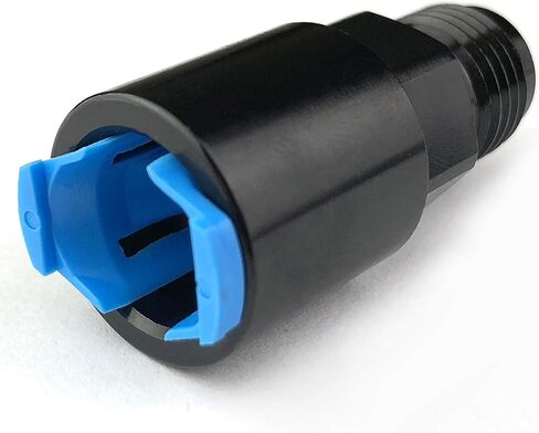 قطع سريع لخط سكة الوقود للوقود EFI تركيب مهايئ LS LS1 LS3-6 AN إلى 3/8 "خرطوم GM سريع التوصيل أنثى الضغط على الألومنيوم الأسود in Saudi Arabia