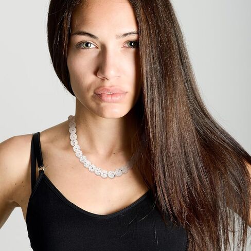 LKingel Bling Baseball Beads Necklaces Rhinestone Disco Ball Bead Necklace Bracelet Set Bling Ice Collection Necklace Stylish Sports Crystal Beads Accessories in Kuwait