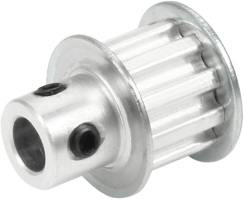 uxcell Aluminum 10 Teeth 5mm Bore 5.08mm Pitch Timing Belt Pulley for 10mm Belt in Saudi Arabia