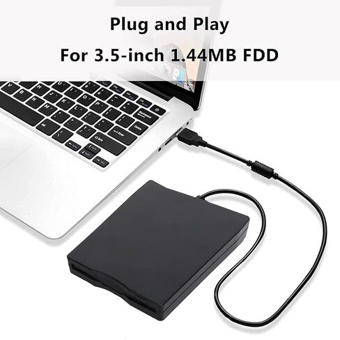 Zopsc-1 محرك أقراص مرنة خارجي USB عالمي محمول 3.5 بوصة خارجي 1.44 ميجابايت FDD لأجهزة الكمبيوتر الشخصية وأجهزة الكمبيوتر المحمولة وأجهزة الكمبيوتر المكتبية لنظام التشغيل Windows XP لنظام التشغيل Windows 7 لنظام التشغيل Windows 10 in Kuwait