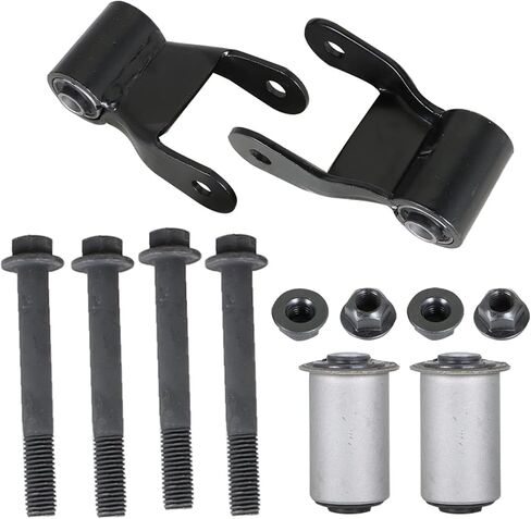 WFLNHB Rear Leaf Spring Shackle Repair Kit 2Pc w/Bushing Replacement for Ram Dakota in Saudi Arabia