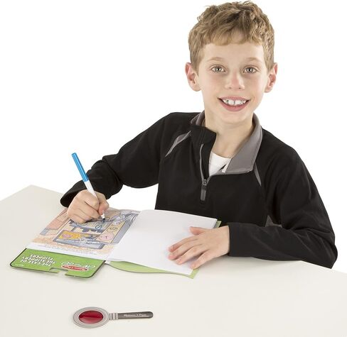 Melissa & Doug On the Go Secret Decoder Activity Book - The Case of the Slippery Flippers in Saudi Arabia