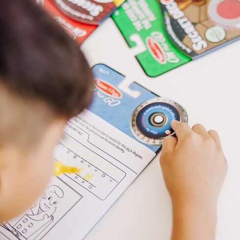 Melissa & Doug On the Go Secret Decoder Activity Book - The Case of the Slippery Flippers in Saudi Arabia