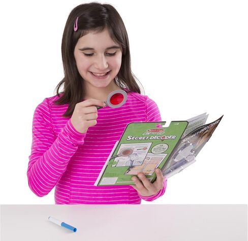 Melissa & Doug On the Go Secret Decoder Activity Book - The Case of the Slippery Flippers in Saudi Arabia