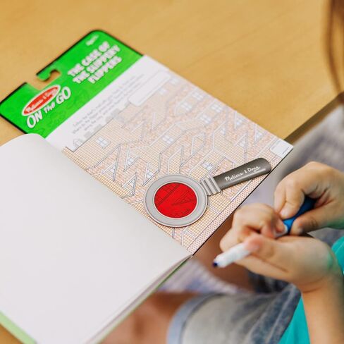 Melissa & Doug On the Go Secret Decoder Activity Book - The Case of the Slippery Flippers in Saudi Arabia