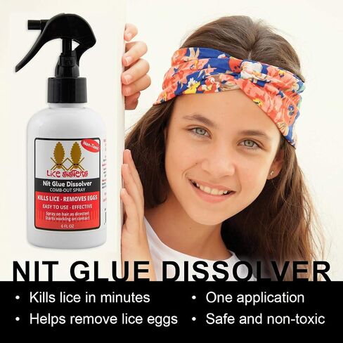 Lice Sisters Lice Treatment and Prevention Kit, Small - Nit Glue Dissolver, Repel Lice Prevention Spray and Comb for Nit and Lice Free Hair in Saudi Arabia
