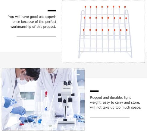 UKCOCO drying racks - Wall Mounted Laboratory Draining Rack for equipment, Wall-Mount or Free-Standing laboratory drying rack 24 Pegs, metal glassware drying rack for Laboratory in Kuwait