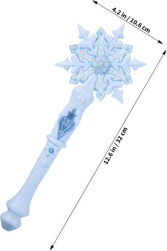 Snowflake Wand: Princess Light Up Glow Wand for Christmas Halloween Party Supplies in Kuwait