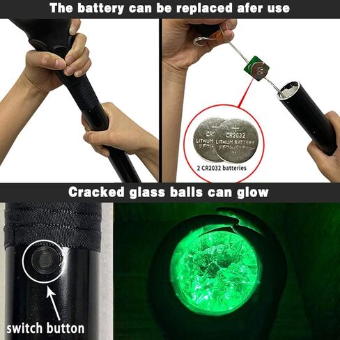 طاقم كافيه مالفيسنت مع الضوء الأخضر، طاقم معالج الجرم السماوي، عصا الملكة الشريرة، لون سحري مضيء لزي الهالوين in Kuwait