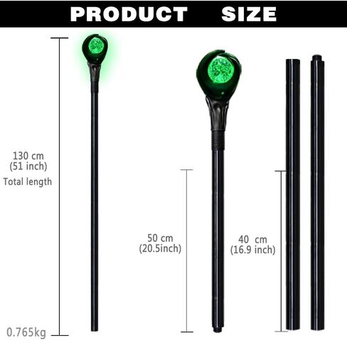 طاقم كافيه مالفيسنت مع الضوء الأخضر، طاقم معالج الجرم السماوي، عصا الملكة الشريرة، لون سحري مضيء لزي الهالوين in Kuwait