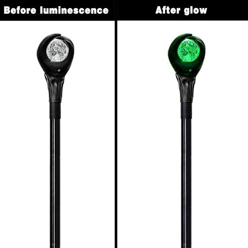 طاقم كافيه مالفيسنت مع الضوء الأخضر، طاقم معالج الجرم السماوي، عصا الملكة الشريرة، لون سحري مضيء لزي الهالوين in Kuwait