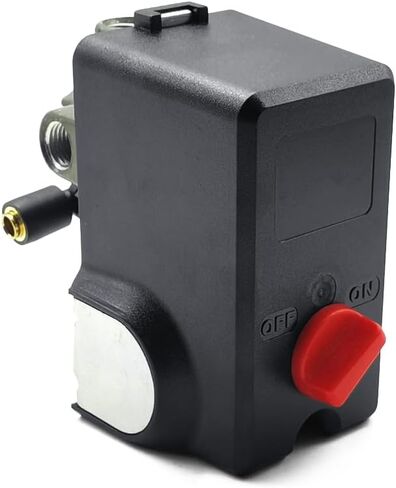 Air Compressor Pressure Switch 105-135PSI 4 Port Replace 034-0226 Industrial Air Tool Parts Compatible with Porter Cable Craftsman Powermate Air Compressor in Kuwait