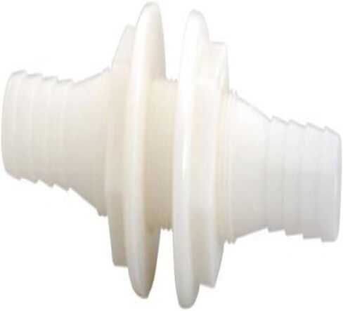 Attwood Corporation 3878-3 3/4" Thru-Hull Connector, 1 Count (Pack of 1) in Saudi Arabia