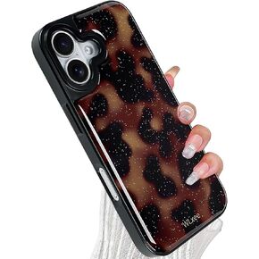Case for iPhone 17 Pro Max（6.9 inchs）, Stylish Leopard Tortoise Amber Design Slim & Shockproof Translucent Matte Brown Cover with Deep Tortoise Print in Saudi Arabia