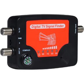 TV Signal Finder LED Display Portable TV Antenna Signal Strength Finder Meter Signal Finding Meter with Compass Alarm Buzzer in Saudi Arabia