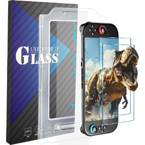 Hiway Tempered Glass Screen Protector Compatible with Nintendo Switch 2 2025, Auto-Alignment OneTouch System, Bubble Free, 9H Hardness Anti-Scratch, Anti-Fingerprint, Transparent HD Clear in Saudi Arabia