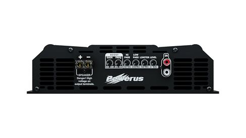 PW10000 0.5 أوم مضخم سيارة كامل المدى 1 قناة فئة D، 10800 واط RMS @12.6V / 11900W @14.4V، قطعة واحدة، تعزيز الجهير، HPF/LPF Crossover، محدد الصوت التلقائي in Kuwait
