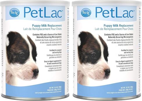 PetAg PetLac Milk Powder for Puppies - Puppy Milk Replacement for Newborn to 6-Week-Old Orphaned or Rejected Puppies - 10.5 oz Powdered Drink Mix in Saudi Arabia