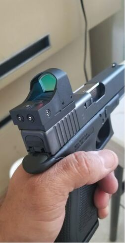 Ade Advanced Optics RD3-009-2 مشاهد النقطة الحمراء - تنبيه الحركة - مقاوم للماء والضباب - بصري للمسدس S/N: RD3-009-2 متوافق مع بصمة الطبيب/Vortex Venom/Buris Fastfire in Kuwait