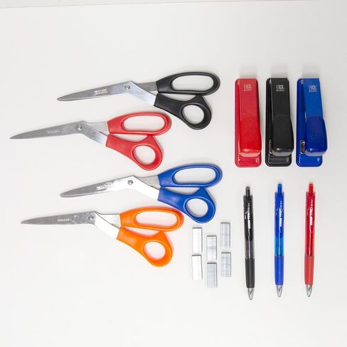 BAZIC 8" Left Handed Bent Stainless Steel Scissors in Saudi Arabia