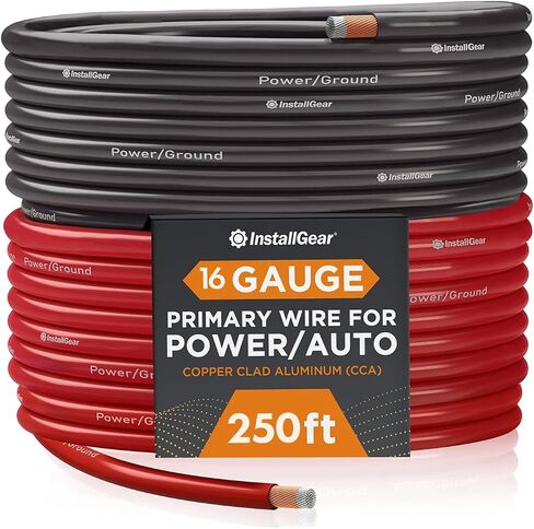 12 Gauge Speaker Wire 100ft - Deoxidized Copper OFC Speaker Wires 12 Gauge - Flexible Wire Cable with Polarity Marking - Soft Touch 12 AWG Wire for Audio, Amp and Home Theater Use - Brown in Saudi Arabia