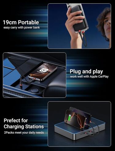 كابل USB C قصير PD 60 وات (عبوتان)، كابل USB C بطول 6 بوصة، كابل USB C مجدول من النايلون من النوع C إلى النوع C/كابلات شحن سريعة لسلسلة 1Phone17/16/15، 1Pad Pro/Air، سلسلة Samsung Galaxy، Google Pixel in Kuwait