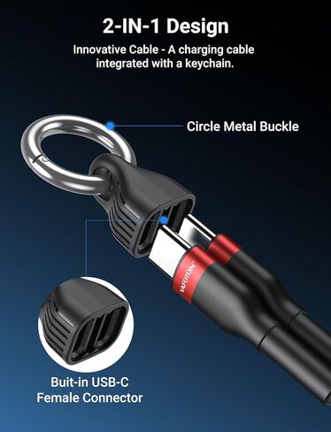 كابل USB C قصير PD 60 وات (عبوتان)، كابل USB C بطول 6 بوصة، كابل USB C مجدول من النايلون من النوع C إلى النوع C/كابلات شحن سريعة لسلسلة 1Phone17/16/15، 1Pad Pro/Air، سلسلة Samsung Galaxy، Google Pixel in Kuwait