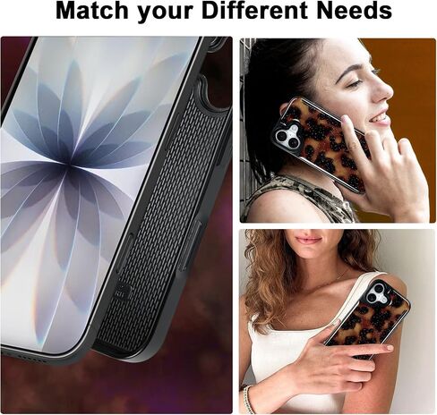 Case for iPhone 17 Pro Max（6.9 inchs）, Stylish Leopard Tortoise Amber Design Slim & Shockproof Translucent Matte Brown Cover with Deep Tortoise Print in Saudi Arabia